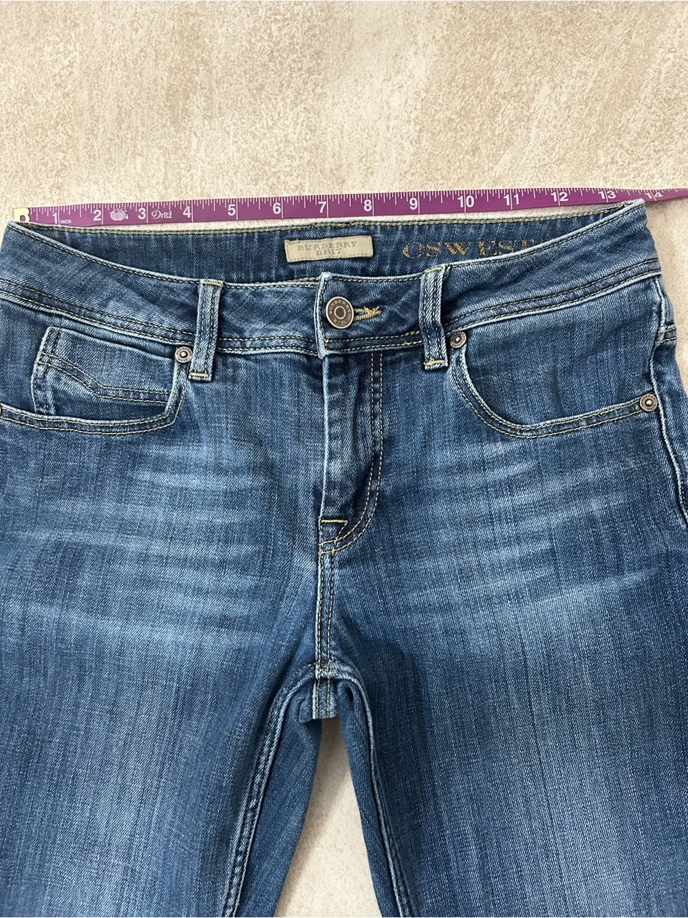 BURBERRY BRIT JEANS/PANTS SIZE 27 - Picture 11 of 12